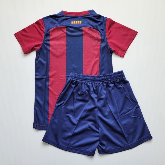 kids Barcelona shirt and shorts jersey set - Picture 3 of 3
